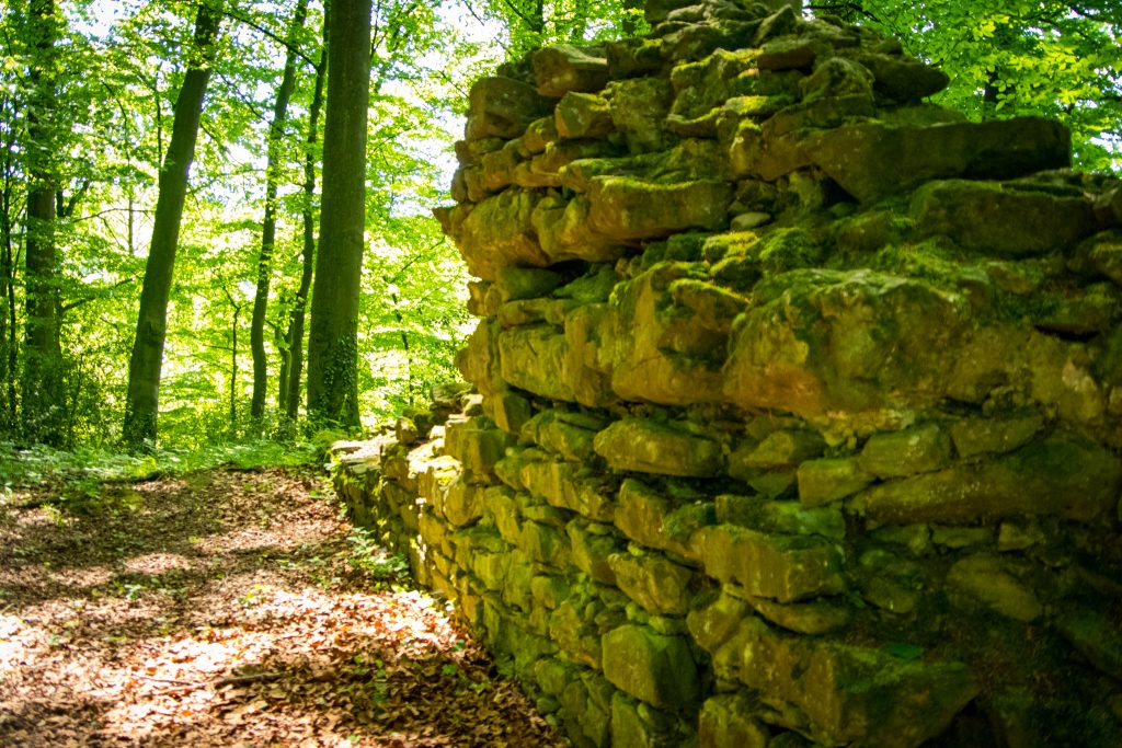 Fahrradtour im Bergischen Land - Motte Zoppesmur