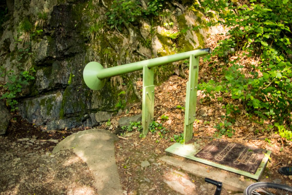 Fahrradtour im Bergischen Land - Wasserort am WasserWeg Wupper