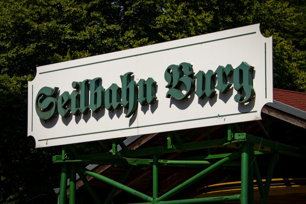 Fahrradtour im Bergischen Land - Seilbahn Burg