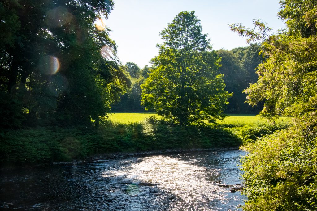 Fahrradtour im Bergischen Land - Wupper bei Leichlingen