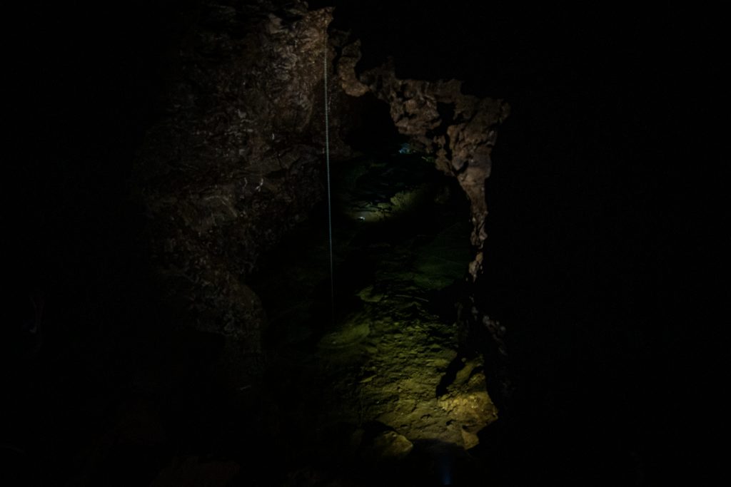 Kluterthöhle in Ennepetal - Höhlensee in der Höhle