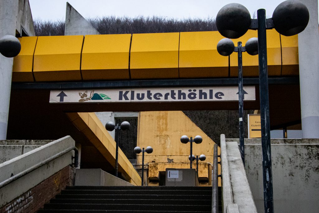 Kluterthöhle in Ennepetal - Zugang über das Haus Ennepetal