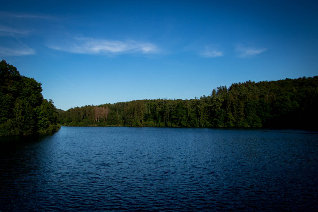 Wandern um die Eschbachtalsperre zwischen Remscheid und Wermelskirchen