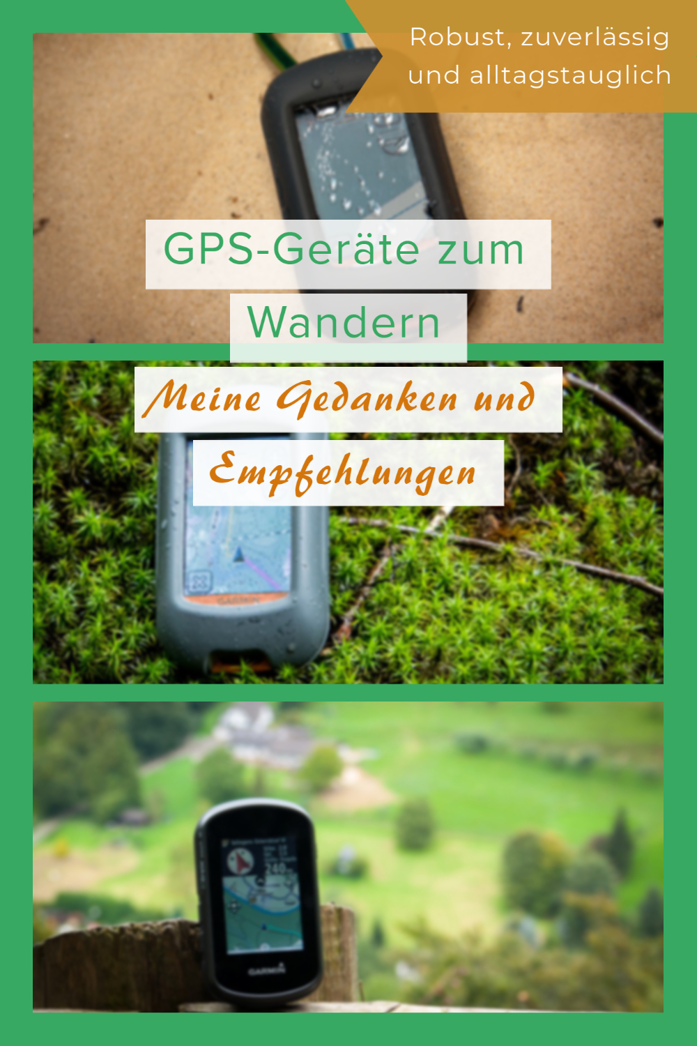 GPS-Geräte zum Wandern
