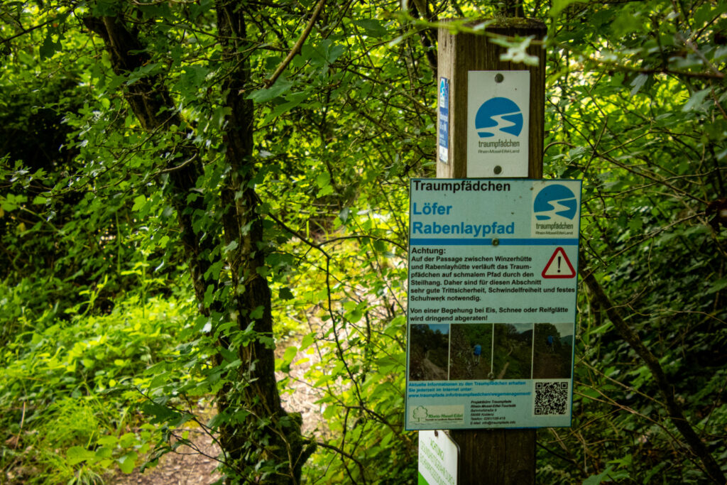 Wandern auf dem Traumpfädchen Löfer Rabenlaypfad